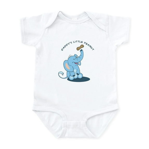 CafePress - Daddy's Little Peanut Infant Bodysuit - Baby Light Bodysuit, Size Newborn - 24 Months