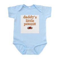 CafePress - Daddy's Little Peanut Infant Creeper Body Suit - Baby Light Bodysuit, Size Newborn - 24 Months