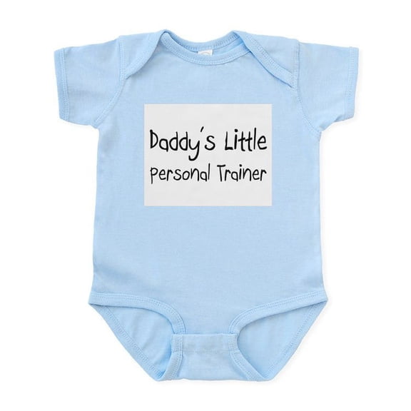 CafePress - Daddy's Little Personal Trainer Infant Bodysuit - Baby Light Bodysuit, Size Newborn - 24 Months