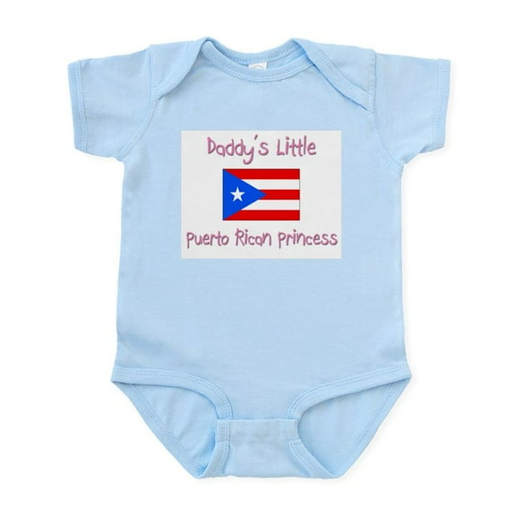 CafePress - Daddy's Little Puerto Rican Princess Infant Bodysu - Baby Light Bodysuit, Size Newborn - 24 Months
