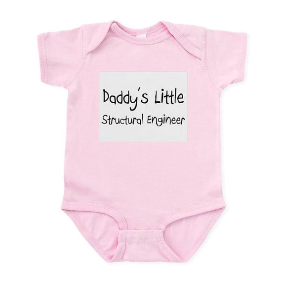 CafePress - Daddy's Little Structural Engineer Infant Bodysuit - Baby Light Bodysuit, Size Newborn - 24 Months