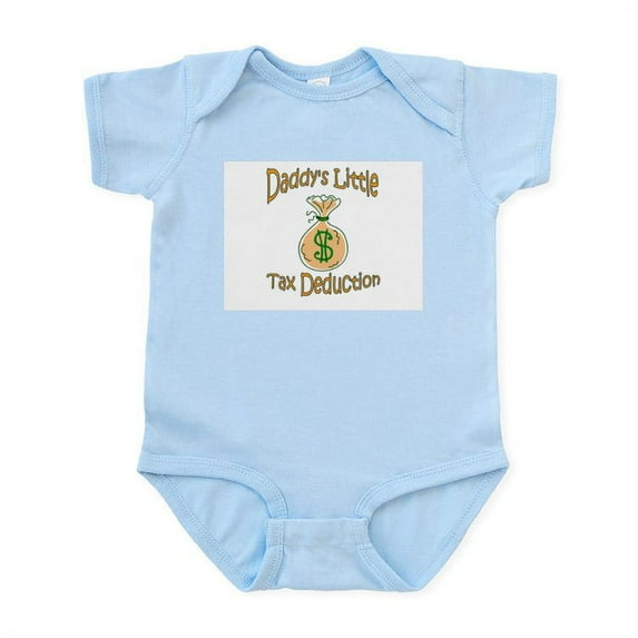 CafePress - Daddy's Little Tax Deduction Infant Bodysuit - Baby Light Bodysuit, Size Newborn - 24 Months