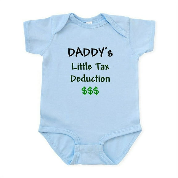 CafePress - Daddy's Little Tax Deduction Infant Bodysuit - Baby Light Bodysuit, Size Newborn - 24 Months