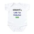 thumbnail image 1 of CafePress - Daddy's Little Tax Deduction Infant Bodysuit - Baby Light Bodysuit, Size Newborn - 24 Months, 1 of 4