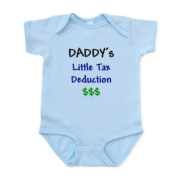 CafePress - Daddy's Little Tax Deduction Infant Bodysuit - Baby Light Bodysuit, Size Newborn - 24 Months
