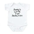 thumbnail image 1 of CafePress - Daddy's Little Tax Deduction Infant Bodysuit - Baby Light Bodysuit, Size Newborn - 24 Months, 1 of 4