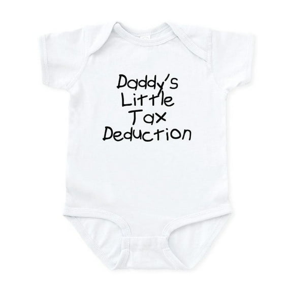 CafePress - Daddy's Little Tax Deduction Infant Bodysuit - Baby Light Bodysuit, Size Newborn - 24 Months
