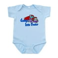 thumbnail image 1 of CafePress - Daddy's Little Trucker Blue Infant Bodysuit - Baby Light Bodysuit, Size Newborn - 24 Months, 1 of 4