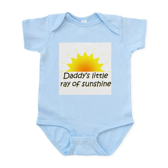 CafePress - Daddy's Ray Of Sunshine Infant Creeper - Baby Light Bodysuit, Size Newborn - 24 Months