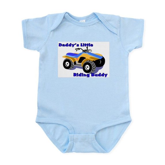 CafePress - Daddy's Riding Buddy Infant Bodysuit - Baby Light Bodysuit, Size Newborn - 24 Months