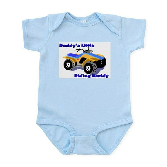 CafePress - Daddy's Riding Buddy Infant Bodysuit - Baby Light Bodysuit, Size Newborn - 24 Months