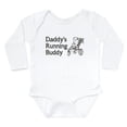 thumbnail image 1 of CafePress - Daddy's Running Buddy Long Sleeve Infant Bodysuit - Long Sleeve Cotton Baby Bodysuit, 1 of 4