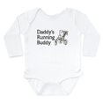 thumbnail image 1 of CafePress - Daddy's Running Buddy Long Sleeve Infant Bodysuit - Long Sleeve Cotton Baby Bodysuit, 1 of 4