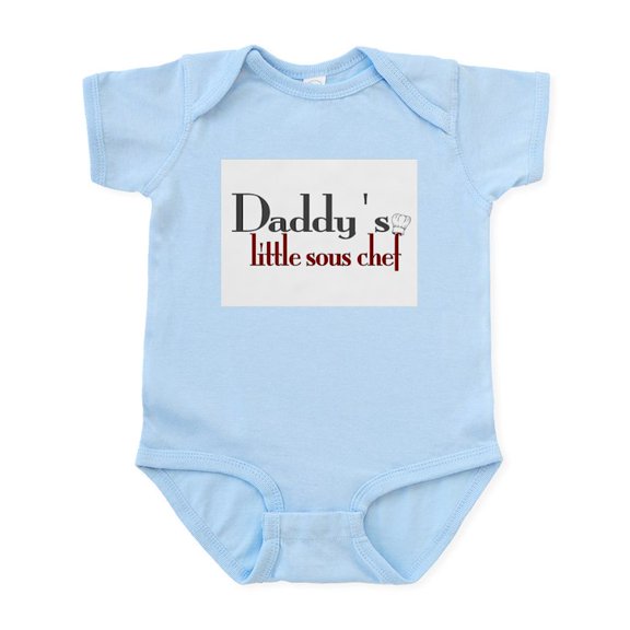 CafePress - Daddy's Sous Chef Infant Bodysuit - Baby Light Bodysuit, Size Newborn - 24 Months
