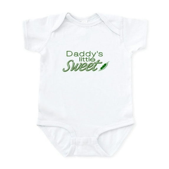CafePress - Daddy's Sweet Pea Infant Bodysuit - Baby Light Bodysuit, Size Newborn - 24 Months
