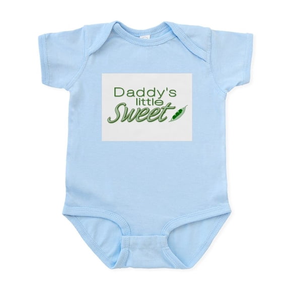 CafePress - Daddy's Sweet Pea Infant Bodysuit - Baby Light Bodysuit, Size Newborn - 24 Months