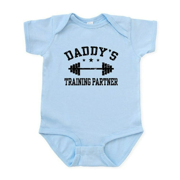 CafePress - Daddy's Training Partner Infant Bodysuit - Baby Light Bodysuit, Size Newborn - 24 Months