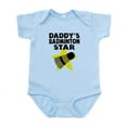 thumbnail image 1 of CafePress - Daddys Badminton Star Body Suit - Baby Light Bodysuit, Size Newborn - 24 Months, 1 of 4