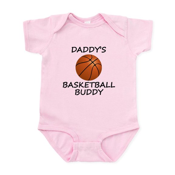 CafePress - Daddys Basketball Buddy Body Suit - Baby Light Bodysuit