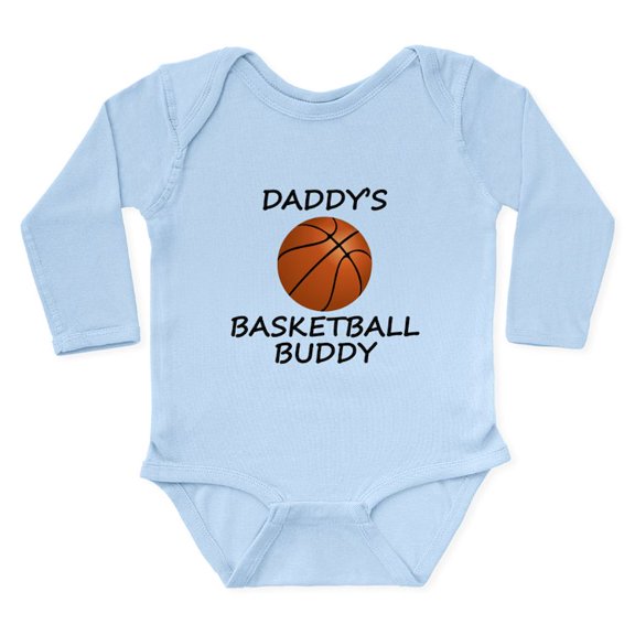 CafePress - Daddys Basketball Buddy Body Suit - Long Sleeve Infant Bodysuit