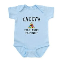 CafePress - Daddys Billiards Partner Body Suit - Baby Light Bodysuit, Size Newborn - 24 Months