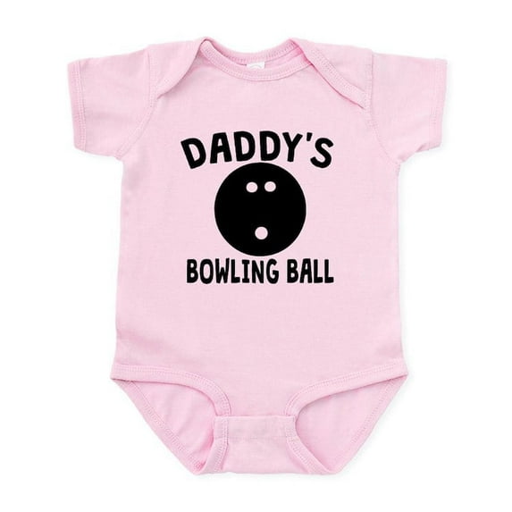 CafePress - Daddys Bowling Ball Body Suit - Baby Light Bodysuit, Size Newborn - 24 Months