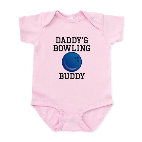 CafePress - Daddys Bowling Buddy Body Suit - Baby Light Bodysuit, Size Newborn - 24 Months