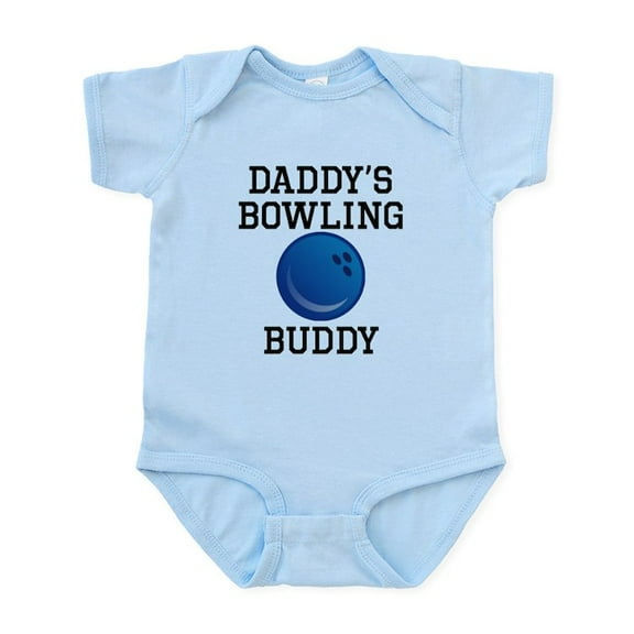 CafePress - Daddys Bowling Buddy Body Suit - Baby Light Bodysuit, Size Newborn - 24 Months