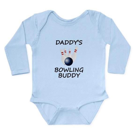 CafePress - Daddys Bowling Buddy Body Suit - Long Sleeve Infant Bodysuit