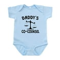 thumbnail image 1 of CafePress - Daddys Co Counsel Body Suit - Baby Light Bodysuit, Size Newborn - 24 Months, 1 of 4