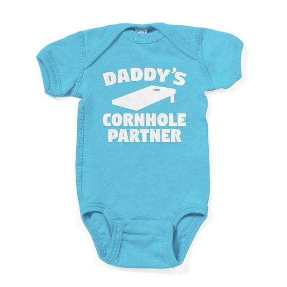 CafePress - Daddys Cornhole Partner Body Suit - Cute Infant Bodysuit Baby Romper - Size Newborn - 24 Months