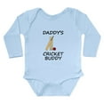 thumbnail image 1 of CafePress - Daddys Cricket Buddy Body Suit - Long Sleeve Infant Bodysuit, 1 of 4