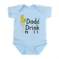 thumbnail image 1 of CafePress - Daddys Drinking Buddy Body Suit - Baby Light Bodysuit, Size Newborn - 24 Months, 1 of 4