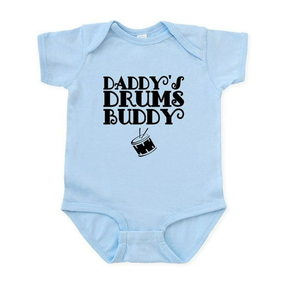 CafePress - Daddys Drums Buddy Body Suit - Baby Light Bodysuit, Size Newborn - 24 Months