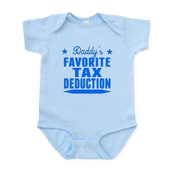 CafePress - Daddys Favorite Tax Deduction Body Suit - Baby Light Bodysuit, Size Newborn - 24 Months