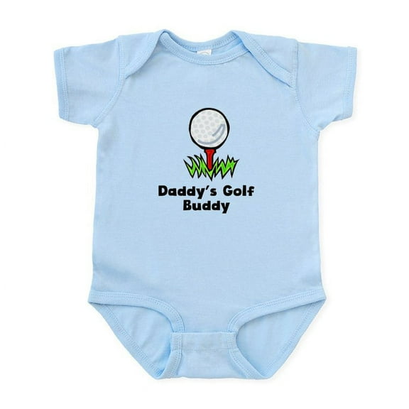 CafePress - Daddys Golf Buddy Body Suit - Baby Light Bodysuit, Size Newborn - 24 Months