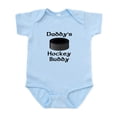 thumbnail image 1 of CafePress - Daddys Hockey Buddy Body Suit - Baby Light Bodysuit, Size Newborn - 24 Months, 1 of 4