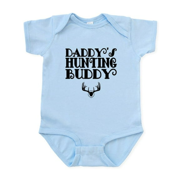 CafePress - Daddys Hunting Buddy Body Suit - Baby Light Bodysuit, Size Newborn - 24 Months