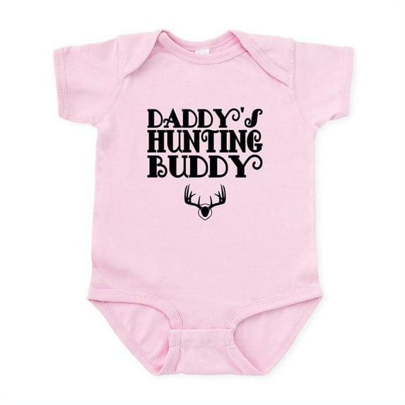 CafePress - Daddys Hunting Buddy Body Suit - Baby Light Bodysuit, Size Newborn - 24 Months