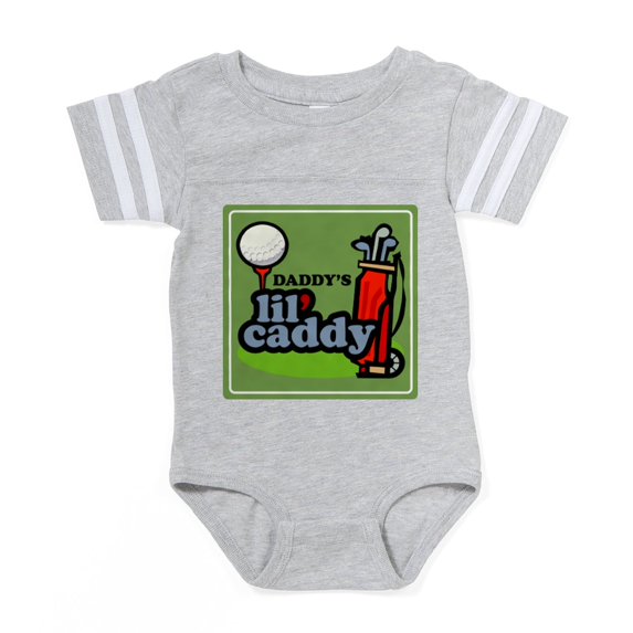 CafePress - Daddys Lil Caddy - Cute Infant Baby Football Bodysuit