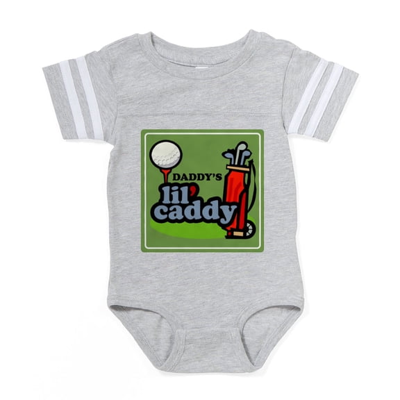 CafePress - Daddys Lil Caddy - Cute Infant Baby Football Bodysuit
