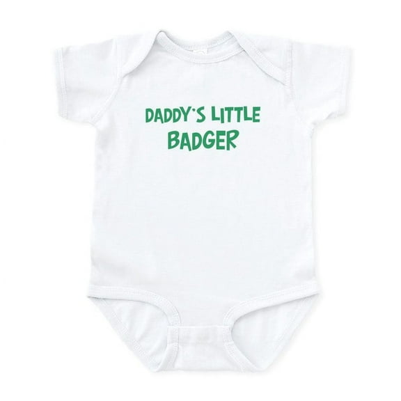 CafePress - Daddys Little Badger Infant Bodysuit - Baby Light Bodysuit, Size Newborn - 24 Months
