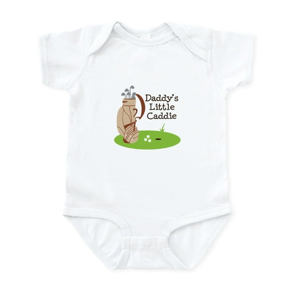 CafePress - Daddys Little Caddie Body Suit - Baby Light Bodysuit, Size Newborn - 24 Months