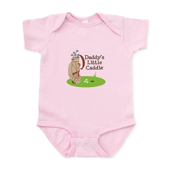 CafePress - Daddys Little Caddie Body Suit - Baby Light Bodysuit, Size Newborn - 24 Months