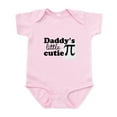 thumbnail image 1 of CafePress - Daddys Little Cutie Pi Body Suit - Baby Light Bodysuit, Size Newborn - 24 Months, 1 of 4