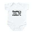 thumbnail image 1 of CafePress - Daddys Little Cutie Pi Body Suit - Baby Light Bodysuit, Size Newborn - 24 Months, 1 of 4