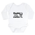 thumbnail image 1 of CafePress - Daddys Little Cutie Pi Body Suit - Long Sleeve Cotton Baby Bodysuit, 1 of 4