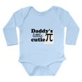 thumbnail image 1 of CafePress - Daddys Little Cutie Pi Body Suit - Long Sleeve Cotton Baby Bodysuit, 1 of 4