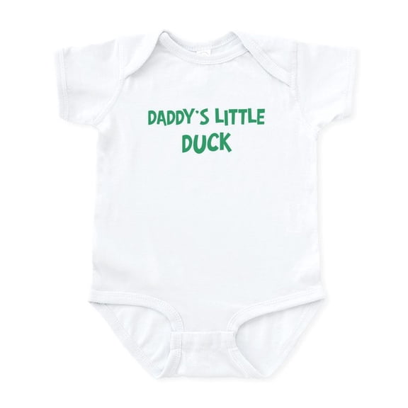 CafePress - Daddys Little Duck Infant Bodysuit - Baby Light Bodysuit, Size Newborn - 24 Months