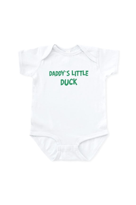 - Daddys Little Duck Infant Bodysuit - Baby Light Bodysuit, Size Newborn - 24 Months